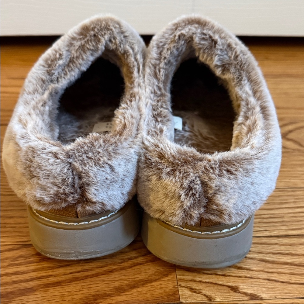 BOBS from Skechers Tan Faux Fur Lined Mules - Picture 3 of 6
